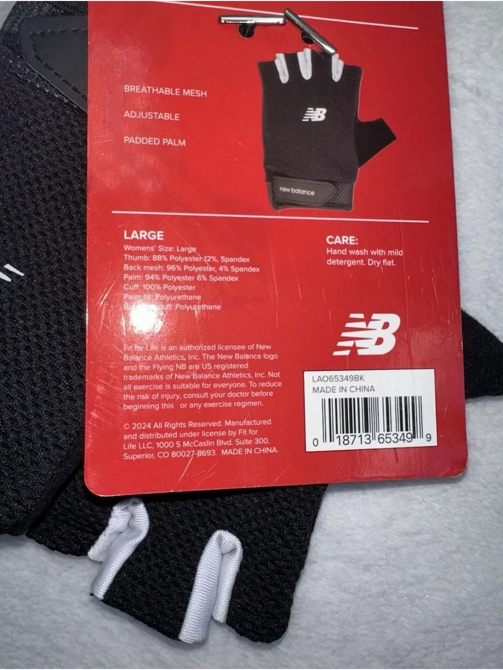 New Balance half finger